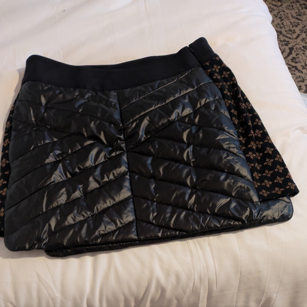 Krimson Klover Black Quilted Mini Skirt